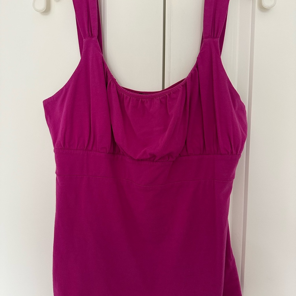 Ann Taylor Vibrant Pink Sleeveless Top
